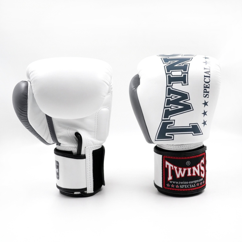 Gants de boxe Twins BGVL 8 Blanc/Gris