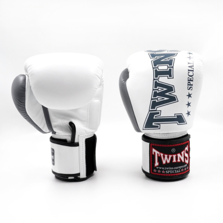 Gants de boxe Twins BGVL 8 Blanc/Gris