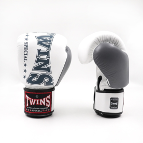 Gants de boxe Twins BGVL 8 Blanc/Gris