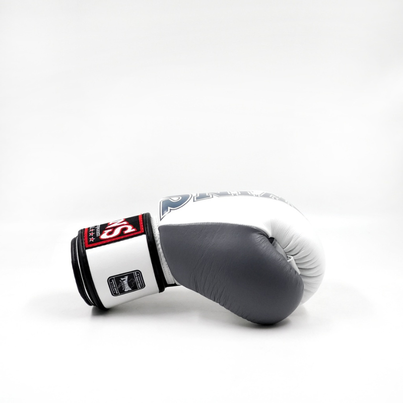 Gants de boxe Twins BGVL 8 Blanc/Gris