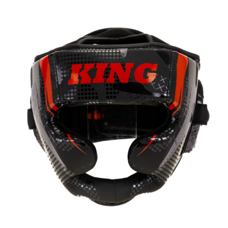Casque de boxe King Pro Boxing Shogun 3 Noir/Rouge