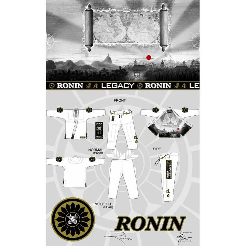 KIMONO JIU JITSU RONIN LEGACY BLANC