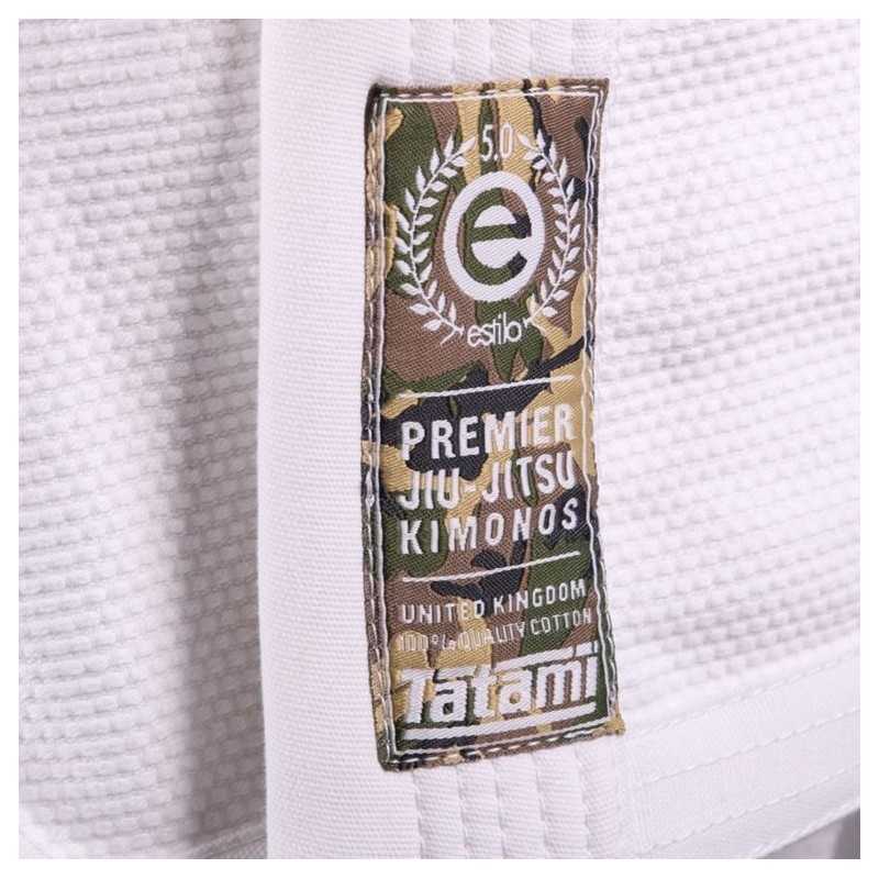 KIMONO JIU JITSU TATAMI FIGHTWEAR ESTILO 5.0 BLANC & CAMO