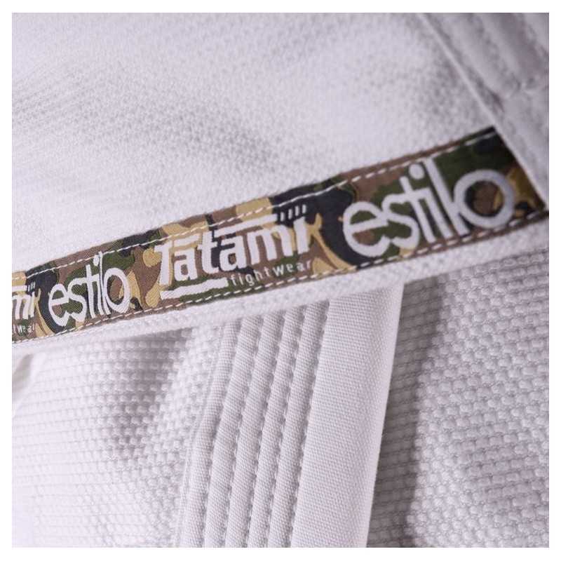 KIMONO JIU JITSU TATAMI FIGHTWEAR ESTILO 5.0 BLANC & CAMO