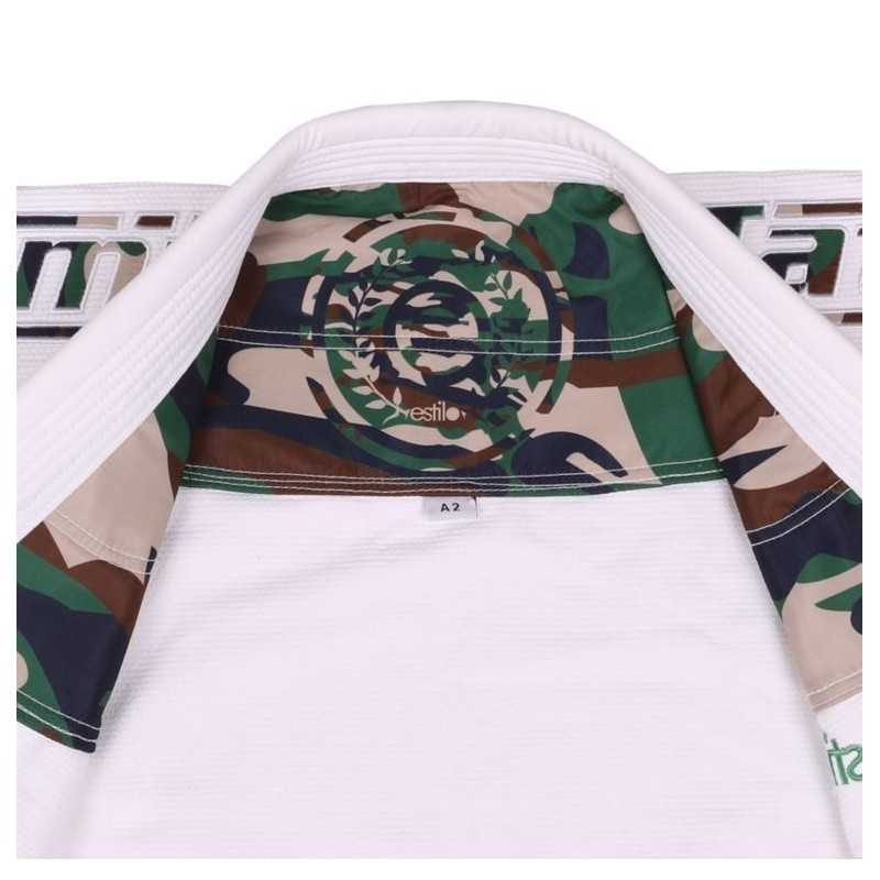 KIMONO JIU JITSU TATAMI FIGHTWEAR ESTILO 5.0 BLANC & CAMO