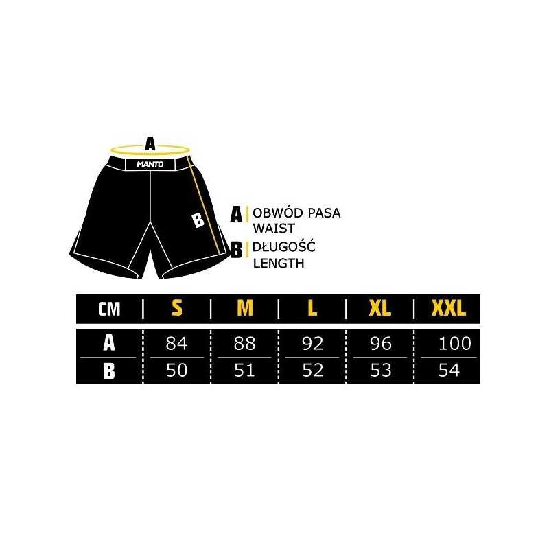 UNLIMITED FIGHTWEAR : FIGHTSHORT MANTO
