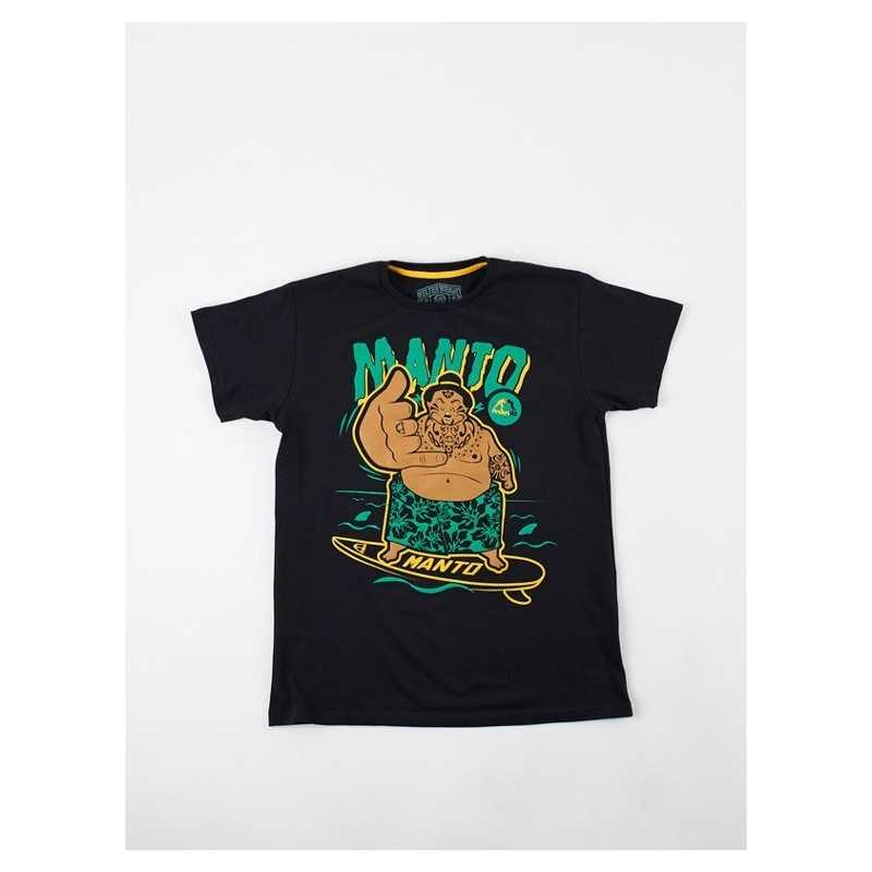 T Shirt Manto Samoa Noir