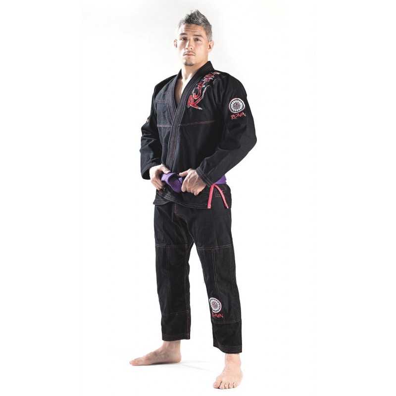 KIMONO JIU JITSU RONIN SAMURAI NOIR