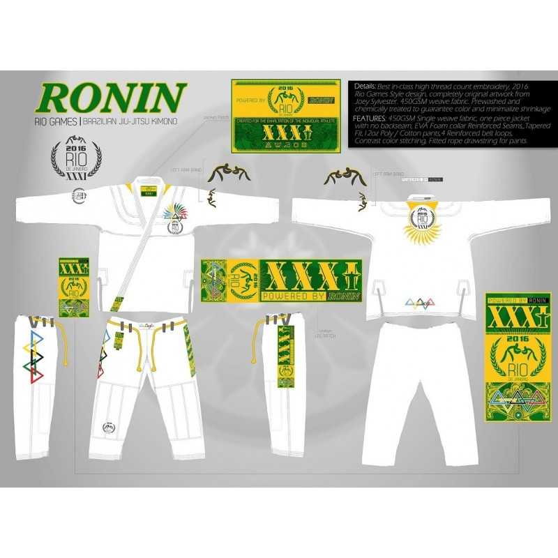 KIMONO JIUJITSU RONIN RIO 2016