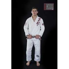 KIMONO JIU JITSU RONIN SAMURAI ARCHER BLANC