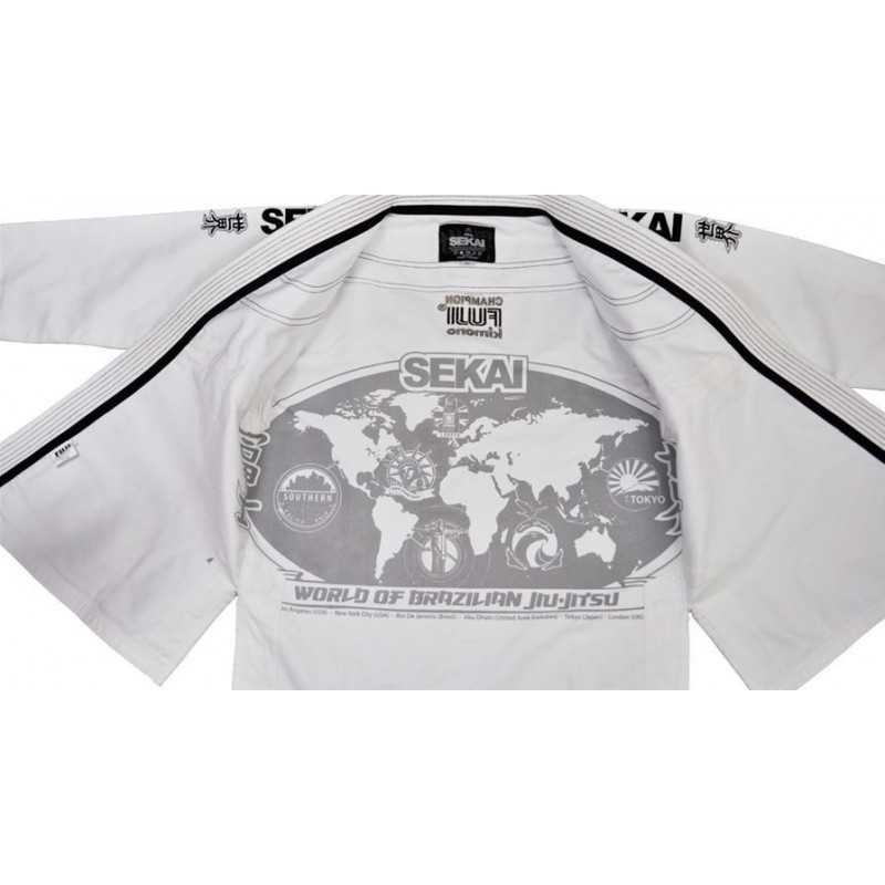 KIMONO JJB FUJI SEKAI BLANC