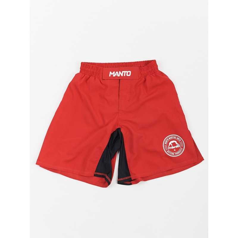 FIGHTSHORT MANTO BASICO ROUGE