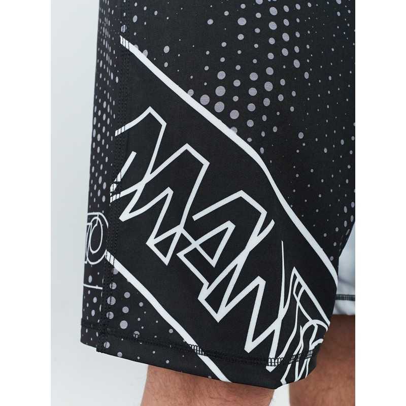 FIGHTSHORT MANTO MANTO X Krazy Bee BLACK