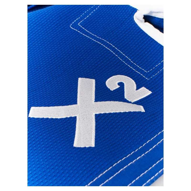 KIMONO JIU JITSU BRESILIEN MANTO X2 NAVY