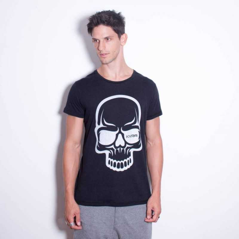 T-shirt KVRA Full Skull noir