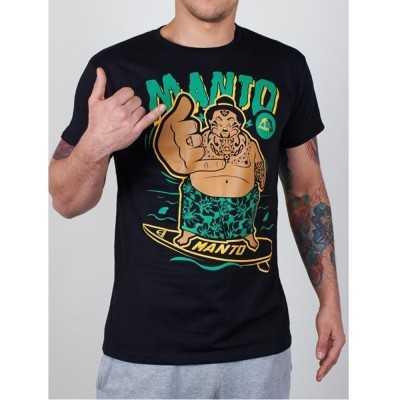 T Shirt Manto Samoa Noir