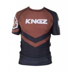 RASHGUARD KINGZ IBJJF RANK MARRON