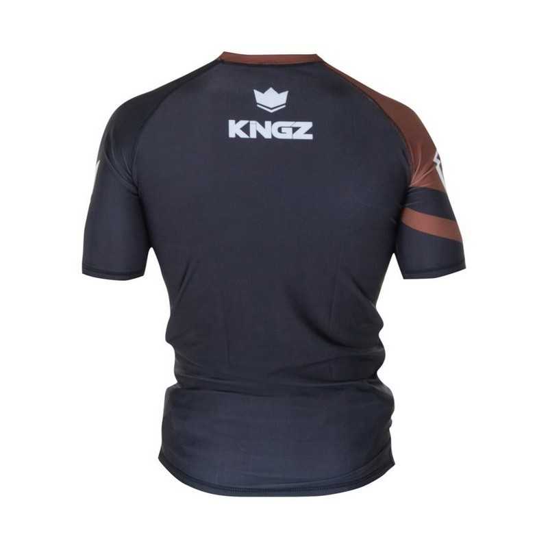RASHGUARD KINGZ IBJJF RANK MARRON