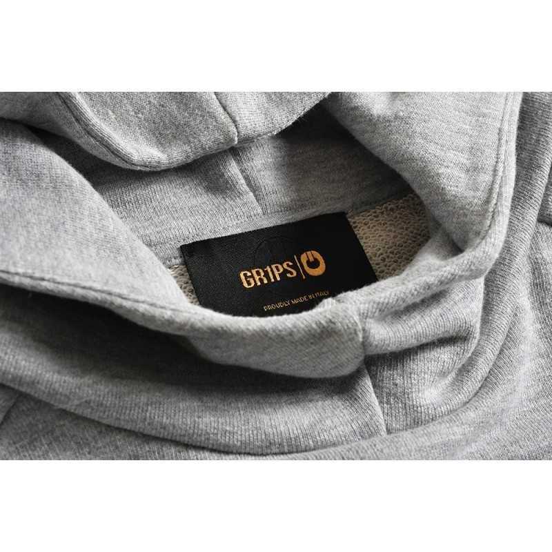 SWEAT CAPUCHE JJB GR1PS GRIS