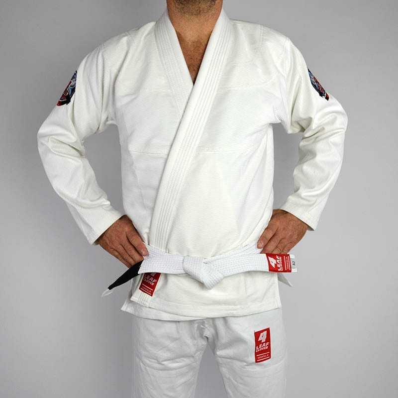 KIMONO JJB 4LEAF CLOVER ESSENTIEL BLANC