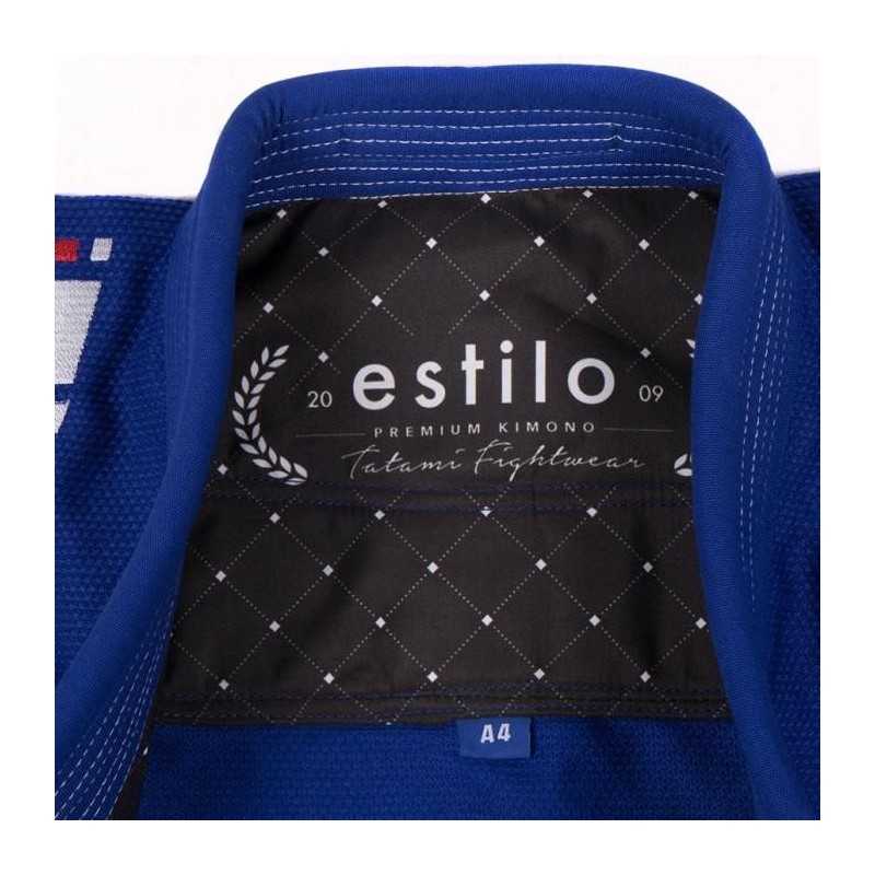 KIMONO JIU JITSU TATAMI FIGHTWEAR ESTILO 6.0 NOIR & NOIR