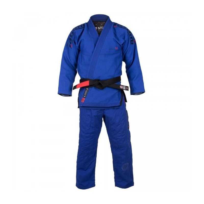 KIMONO JIU JITSU TATAMI FIGHTWEAR ESTILO 6.0 BLEU & BLANC