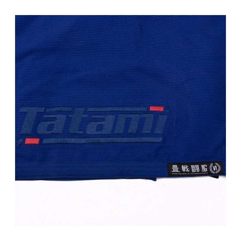 KIMONO JIU JITSU TATAMI FIGHTWEAR ESTILO 6.0 BLEU & BLANC