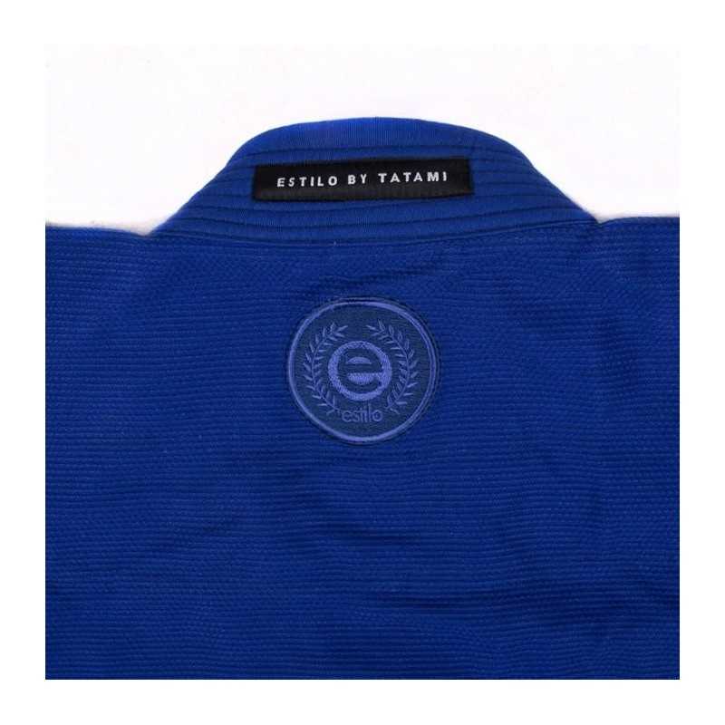KIMONO JIU JITSU TATAMI FIGHTWEAR ESTILO 6.0 BLEU & BLANC