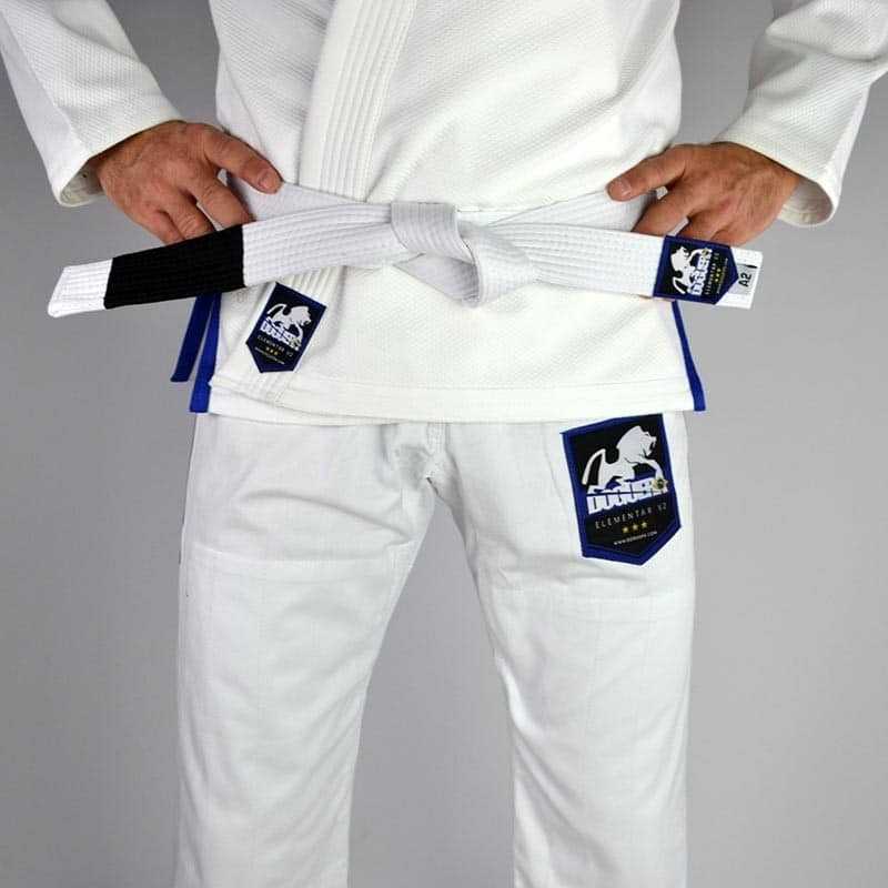 KIMONO JJB DOGUERA ELEMENTAR V.2 BLANC