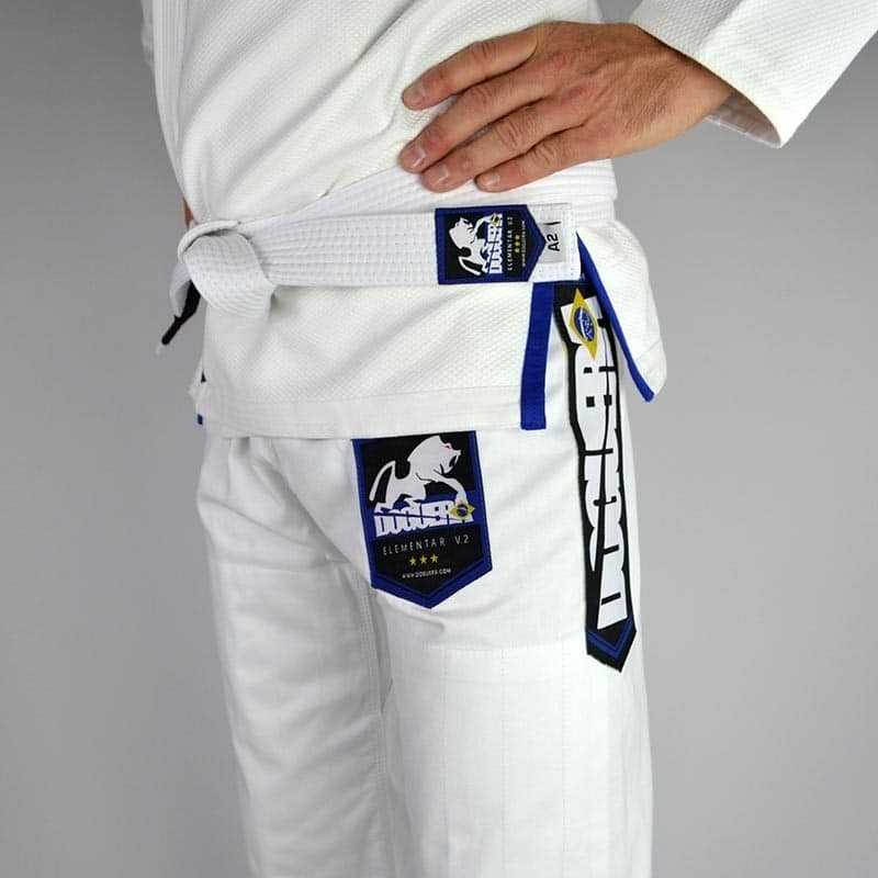 KIMONO JJB DOGUERA ELEMENTAR V.2 BLANC