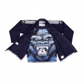 KIMONO JIU JITSU TATAMI FIGHTWEAR GORILLA SMASH NAVY