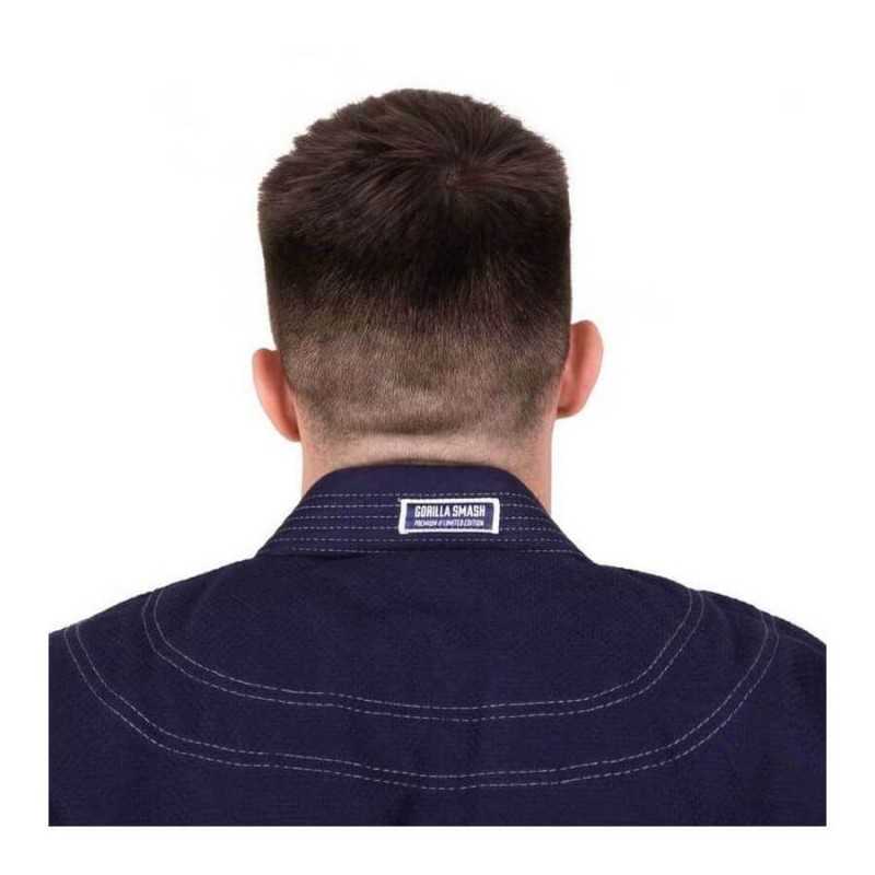 KIMONO JIU JITSU TATAMI FIGHTWEAR GORILLA SMASH NAVY