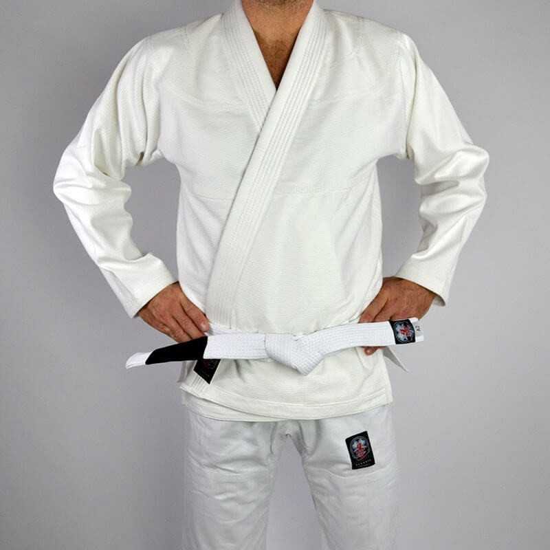 KIMONO JJB 4LEAF CLOVER CLASSIC V.2 BLANC