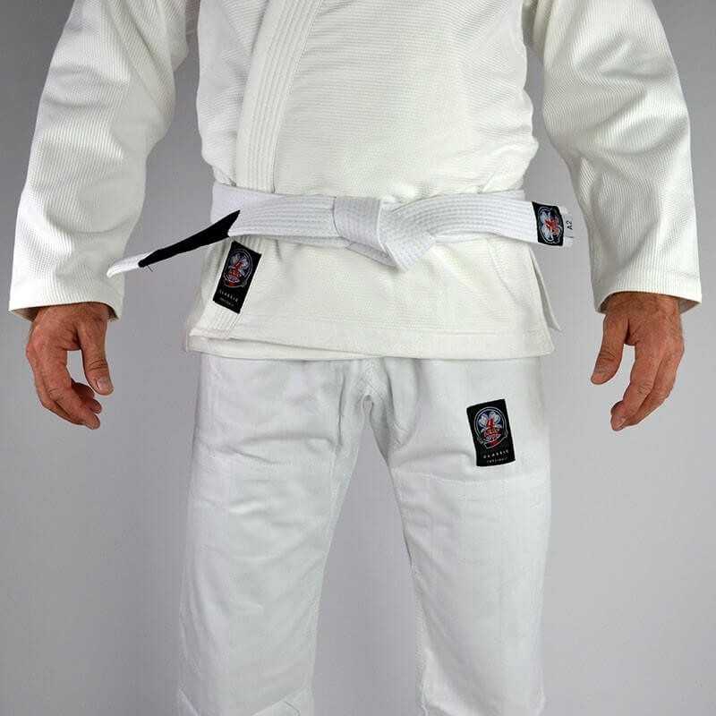 KIMONO JJB 4LEAF CLOVER CLASSIC V.2 BLANC