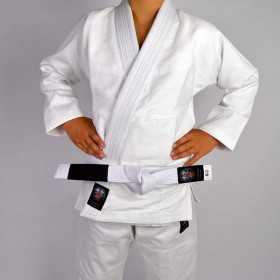KIMONO JJB ENFANT 4LEAF CLOVER CLASSIC V2 BLANC
