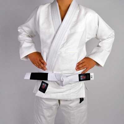 KIMONO JJB ENFANT 4LEAF CLOVER CLASSIC V2 BLANC