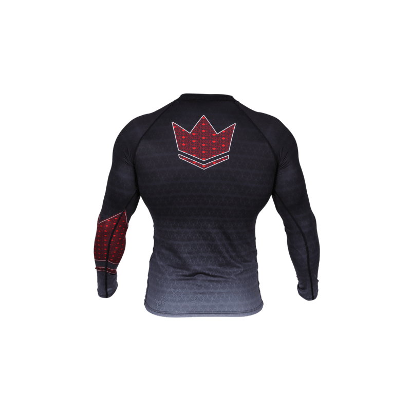 RASHGUARD JJB KINGZ CROWN IBJJF RANK 3.0 NOIR