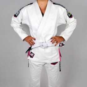 KIMONO JJB FEMME DOGUERA ELEMENTAR V.2  BLANC