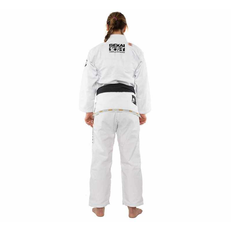 KIMONO JJB FEMME FUJI SEKAI 2.0 BLANC