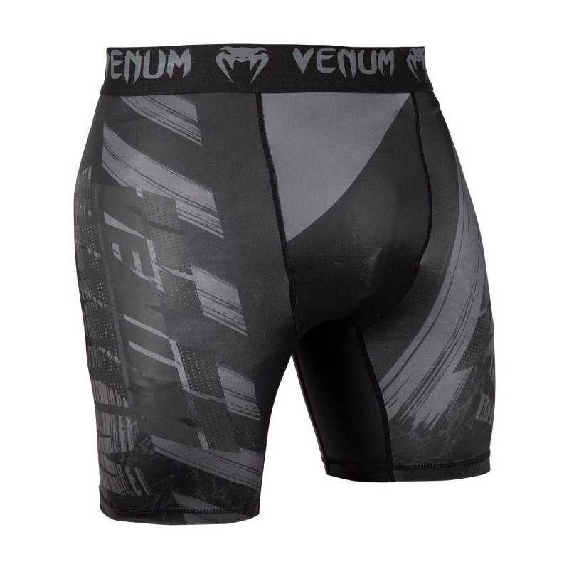 SHORT DE COMPRESSION MMA VENUM AMRAP - NOIR/GRIS