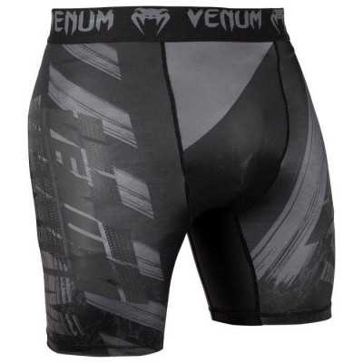 SHORT DE COMPRESSION MMA VENUM AMRAP - NOIR/GRIS