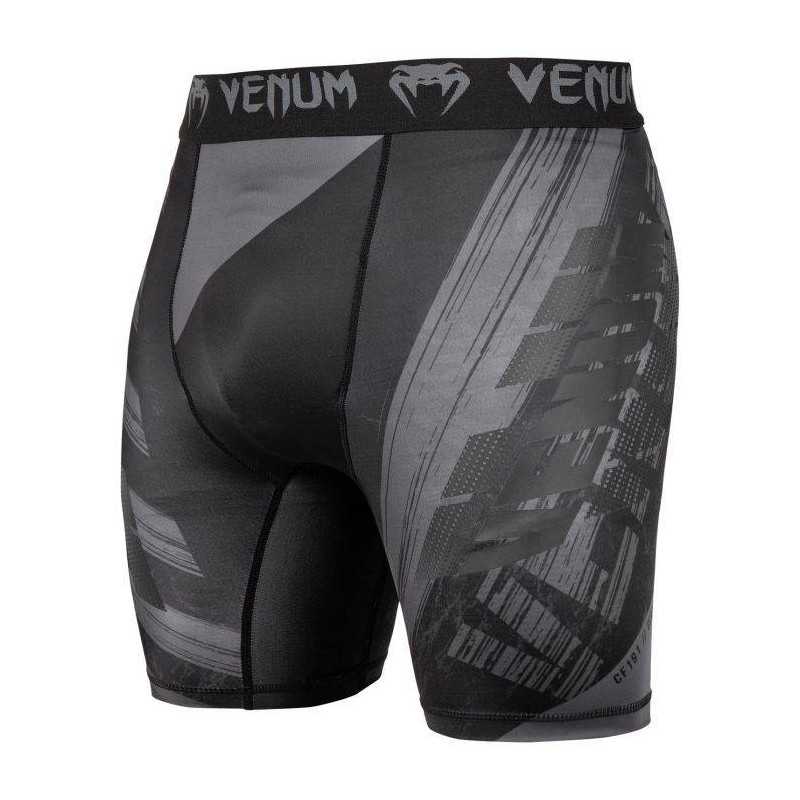 SHORT DE COMPRESSION MMA VENUM AMRAP - NOIR/GRIS