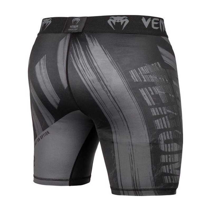 SHORT DE COMPRESSION MMA VENUM AMRAP - NOIR/GRIS