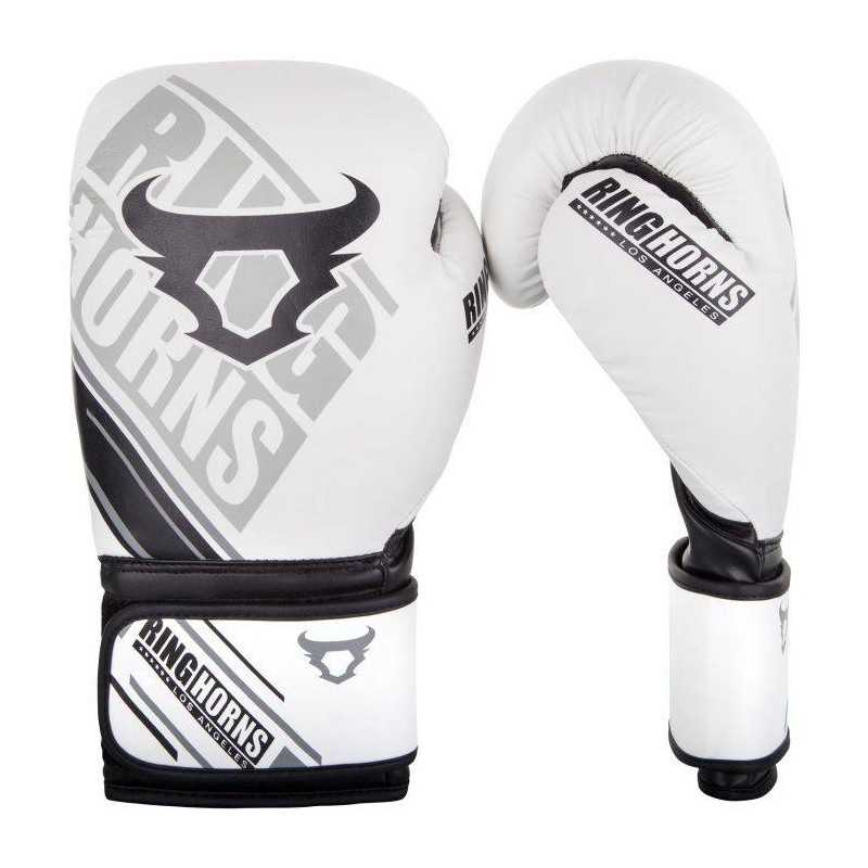 GANTS DE BOXE RINGHORNS NITRO - BLANC