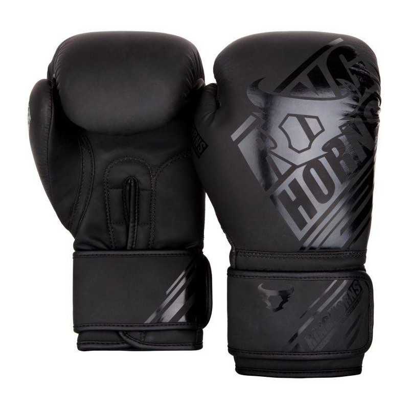 GANTS DE BOXE RINGHORNS NITRO - NOIR/NOIR
