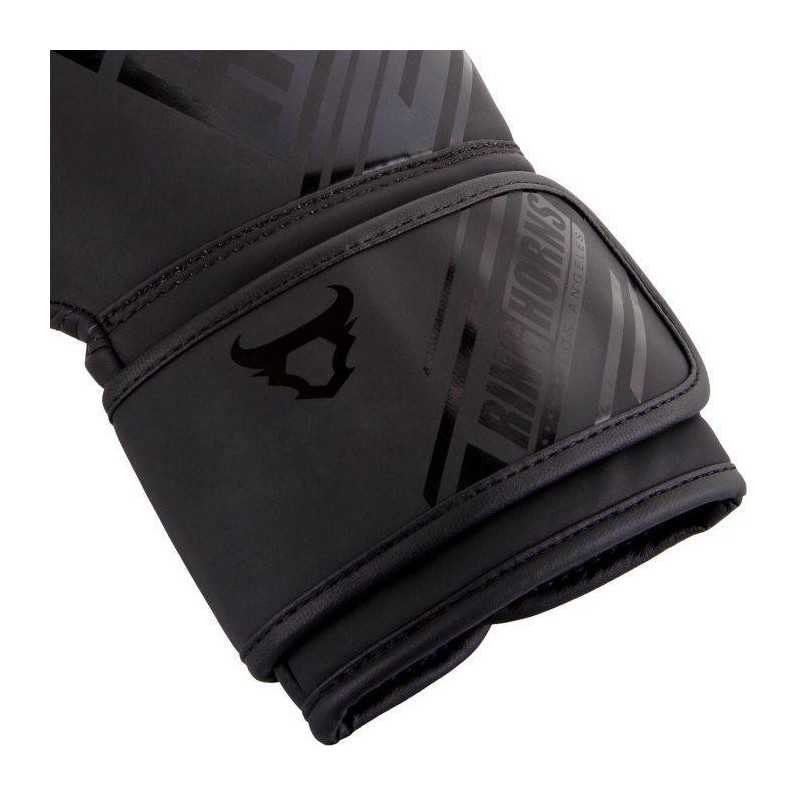 GANTS DE BOXE RINGHORNS NITRO - NOIR/NOIR