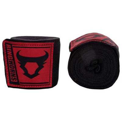 BANDAGES DE BOXE RINGHORNS CHARGER - NOIR - 2,5 MÈTRES