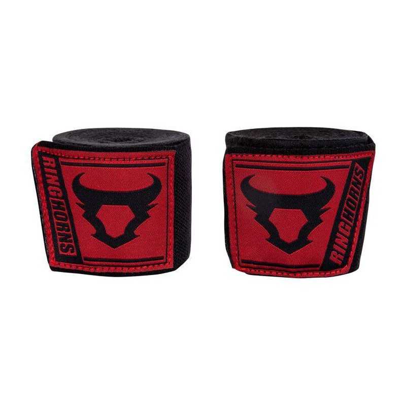 BANDAGES DE BOXE RINGHORNS CHARGER - NOIR - 4 MÈTRES