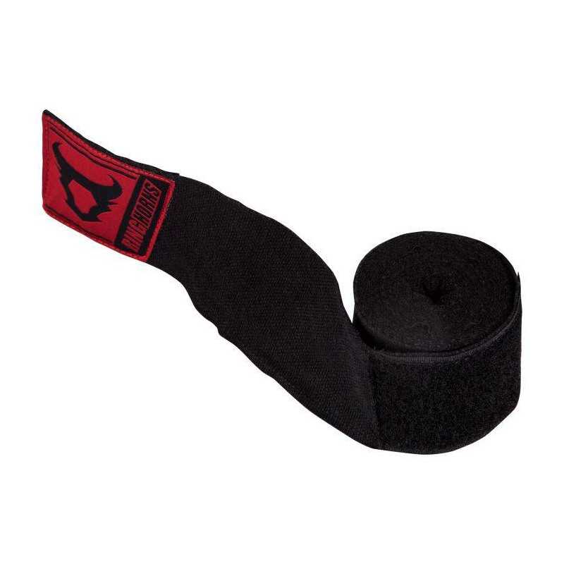 BANDAGES DE BOXE RINGHORNS CHARGER - NOIR - 4 MÈTRES