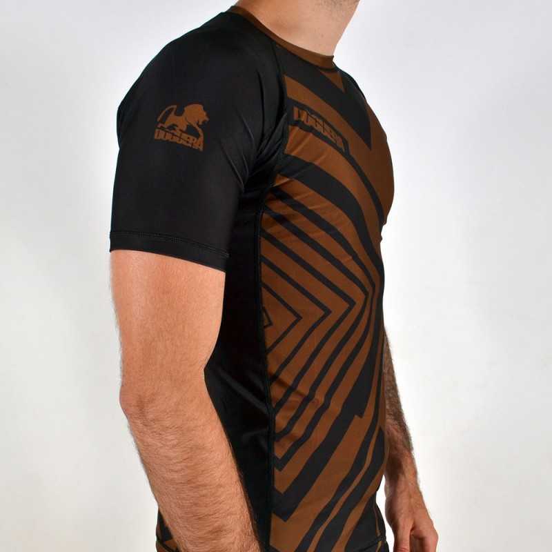 RASHGUARD JJB DOGUERA COMPÉTITEUR MARRON IBJJF
